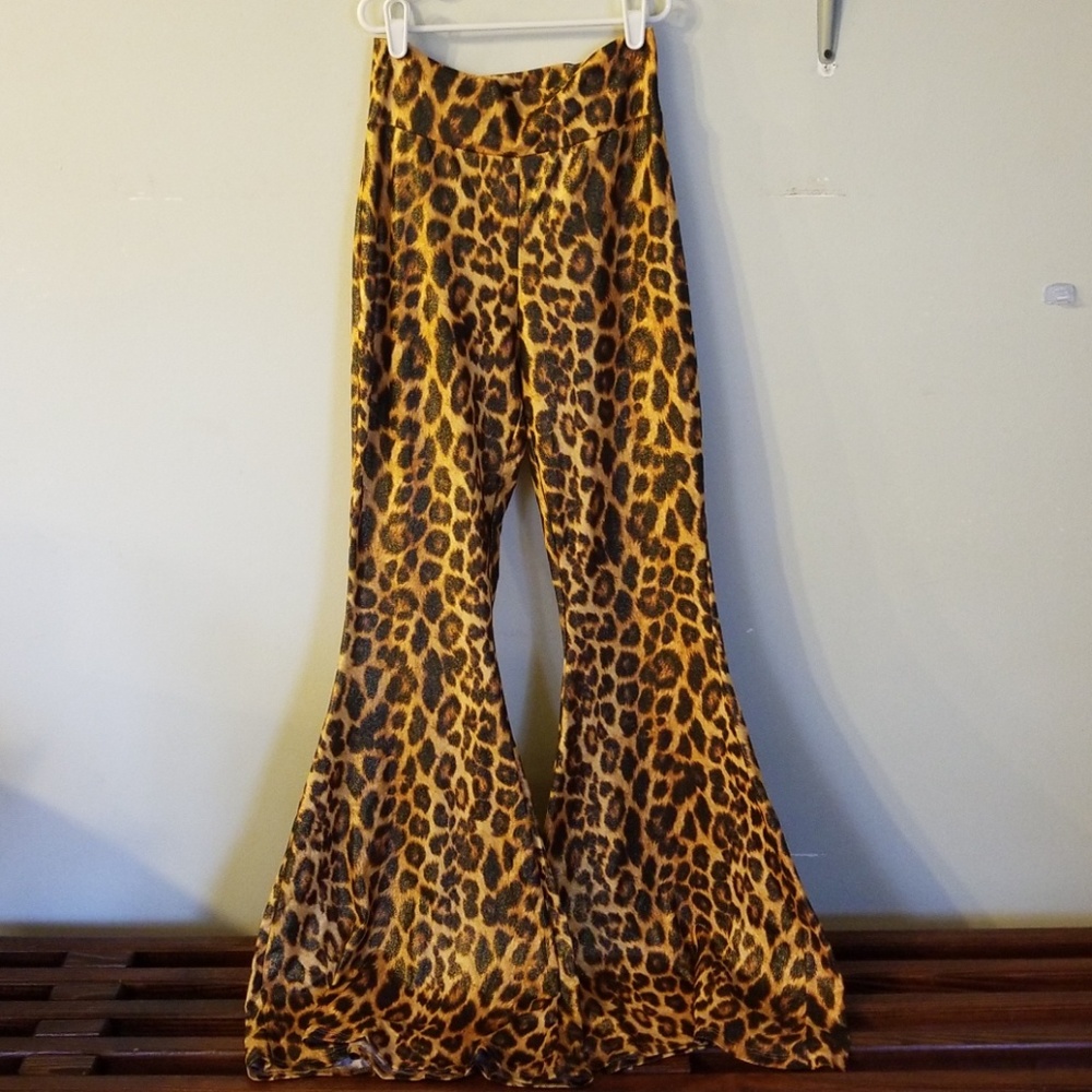 Leopard bell bottoms SOLD OUT OF ALL SIZES.